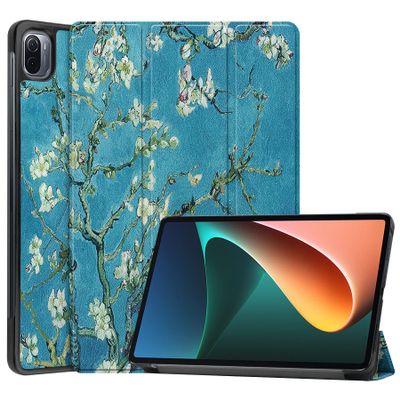 YSMILE Case for Xiaomi Mi Pad 5/5 Pro 11 Inch, Lightweight Smart Cover Folio Stand Hard Shell Cover for Xiaomi Mi Pad 5/5 Pro 11 Inch, Flower
