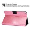 REASUN Case for Galaxy Tab A 10.1,SM-T510/T515/T517 Cover,Premium PU Leather Card Slots Multi- Viewing Angles Stand Case for Samsung Galaxy Tab A 10.1 inch 2019 Tablet (SM-T510/T515/T517),Pink view 3