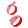 Muka 500 Pcs Multi-Size Custom Cable Tie Reusable Fastening Wraps Logo Printed Hook and Loop Promotion Item-Yellow-1/2"x8" view 2