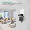OLAIKE Housing and Metal Wall Mounting Bracket(3 Pack) for Blink Outdoor 3 (3th Gen) /XT/XT2,Weatherproof Protective Cover & 360 Adjustable Security Mount with Blink Sync Module Outlet Mount, Black view 4