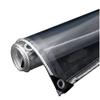 FUFU Roller Shade Blind Heavy Duty Waterproof Clear Tarpaulin with Eyelets,0.55mm Transparent PVC Glass See Through Tarp,Rainproof Outdoor Courtyard Plant Canopy Cover,650g/M, Size Can Be Customize view 1