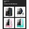 Gaming Case,Mid-Tower PC Gaming Case ATX/M-ATX/ITX - Front I/O USB 3.0 Port - Tempered Glass Side Panel - 8 Fan Position - RGB Fan (Color : Black, Size : 6 Fan) view 2