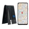 Trackable Wallet for Men Air tag Wallet GPS Tracker & Finder Credit Card Men (Black) view 1