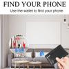 Trackable Wallet for Men Air tag Wallet GPS Tracker & Finder Credit Card Men (Black) view 3