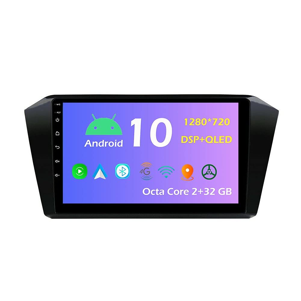 10.1'' Android 10.0 Car Radio Stereo Fit for Volkswagen VW Magotan Passat 2016-2018 Head Unit GPS Navigation Carplay 4G WIFI Bluetooth