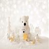 BELECO 5x4ft Fabric Christmas Backdrop Christmas Background with Teddy Bears Photography Backdrop for Christmas New Year Event Party Decorations Celebration Photo Background Photo Studio view 2