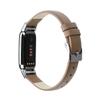 KangPlus Wirst Band Compatible with Fitbit Luxe,Lightweight Sport Leather Watch Band Slim Soft Replacement Strap Comfortable Skin-Friendly Wristbands Adjustable 5.5-8.0 inch for Women Girl - Gray view 2