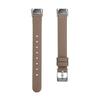 KangPlus Wirst Band Compatible with Fitbit Luxe,Lightweight Sport Leather Watch Band Slim Soft Replacement Strap Comfortable Skin-Friendly Wristbands Adjustable 5.5-8.0 inch for Women Girl - Gray view 3