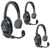 Eartec UL3S Ultralite Full Duplex Wireless Headset Communication for 3 Users - 3 Single Ear Headsets, SolidSignal Cleaning Wipes Bundle view 2