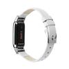 KangPlus Sports Wristband Compatible with Fitbit Luxe,Lightweight Sport Leather Watch Band Slim Soft Replacement Strap Comfortable Skin-friendly Wristbands Adjustable 5.5-8.0 inch for Women - White view 2