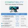 Plugable Thunderbolt 4 Hub | 60W Laptop Charging | 3X Thunderbolt 4 Ports | Dual 4K/Single 8K Displays | USB4 Compatibility - TBT4-HUB3C view 3