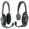 Eartec UL2SD Ultralite Full Duplex Wireless Headset Communication for 2 Users - 1 Single Ear and 1 Dual Ear Headsets with SolidSignal Cleaning Wipes Bundle view 2