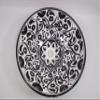 16" ROUND TALAVERA SINK ceramic bathroom vessel sink, mexican handmade folk art view 2