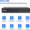 16 channel ExtendableHiseeu 8 Port 4K PoE Network Video Recorder NVR, Support 4K/2K/8MP/5MP/3MP/1080P PoE Camera, Free Remote Access, Motion Alarm, 24/7 Recording, Smart Playback, No Hard Disk Drive view 2
