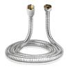 YANGQI yaoqijie Stainless Steel Tube Shower Head Hose Tube Gasket Bathroom Hardware Kitchen Water Pump Tubing Stove Lasting (Color : Silver 3m) view 2