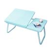 HB1 Adjustable Laptop Table for Bed Sofa Portable Notebook Tablet Computer Stand for Eating Writing Reading with Cup Holder Tray W' Tilting,Blue view 1