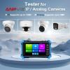 8MP 5 in 1 AHD CVI TVI CVBS IP Camera Tester Monitor, IPC-5200 8MP HD Display Video Monitor IPS Touch Screen IPC Tester Support POE PTZ WiFi RS485 HDMI & VGA Input DC12V Output view 2
