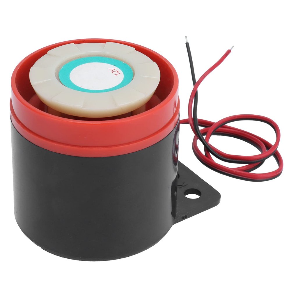 12V Buzzer Alarm, High Decibel Loud Buzzer, 12V Alarm Buzzer for Truck, Computers, Automotive Electronic Equipment