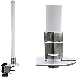 SHINRAIO Helium HNT Hotspot Lora LoT Antenna 915mhz 10dbi Omni Directional 1m with Mounting Bracket N-Female Connector with 32ft RP-SMA-Male to N-Male Cable Cable