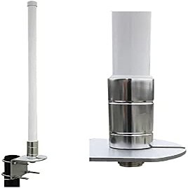 SHINRAIO Helium HNT Hotspot Lora LoT Antenna 915mhz 10dbi Omni Directional 1m with Mounting Bracket N-Female Connector with 32ft RP-SMA-Male to N-Male Cable Cable