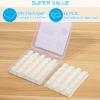 Adhesive Cable Clips White (Large, 45 PCS), Upgraded Wire Clips for Electric Wires, Cord Holders Management Under Desk, Car, Extension Cord, Ethernet Cable, LED Lights view 2