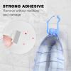 Adhesive Cable Clips White (Large, 45 PCS), Upgraded Wire Clips for Electric Wires, Cord Holders Management Under Desk, Car, Extension Cord, Ethernet Cable, LED Lights view 3