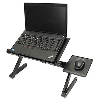 Adjustable Laptop Stand, Portable Laptop Table Stand Ergonomic Lap Desk TV Bed Tray Standing Desk YJ