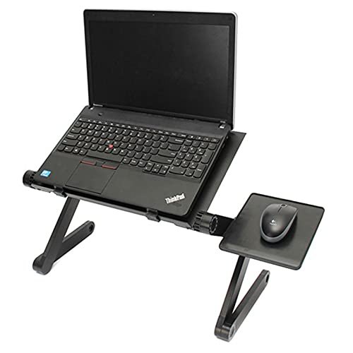 Adjustable Laptop Stand, Portable Laptop Table Stand Ergonomic Lap Desk TV Bed Tray Standing Desk YJ