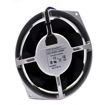 W2S130-AA03-71 AC Fans 230V 45/39W 17215055mm Cabinet high Temperature Resistant Fan