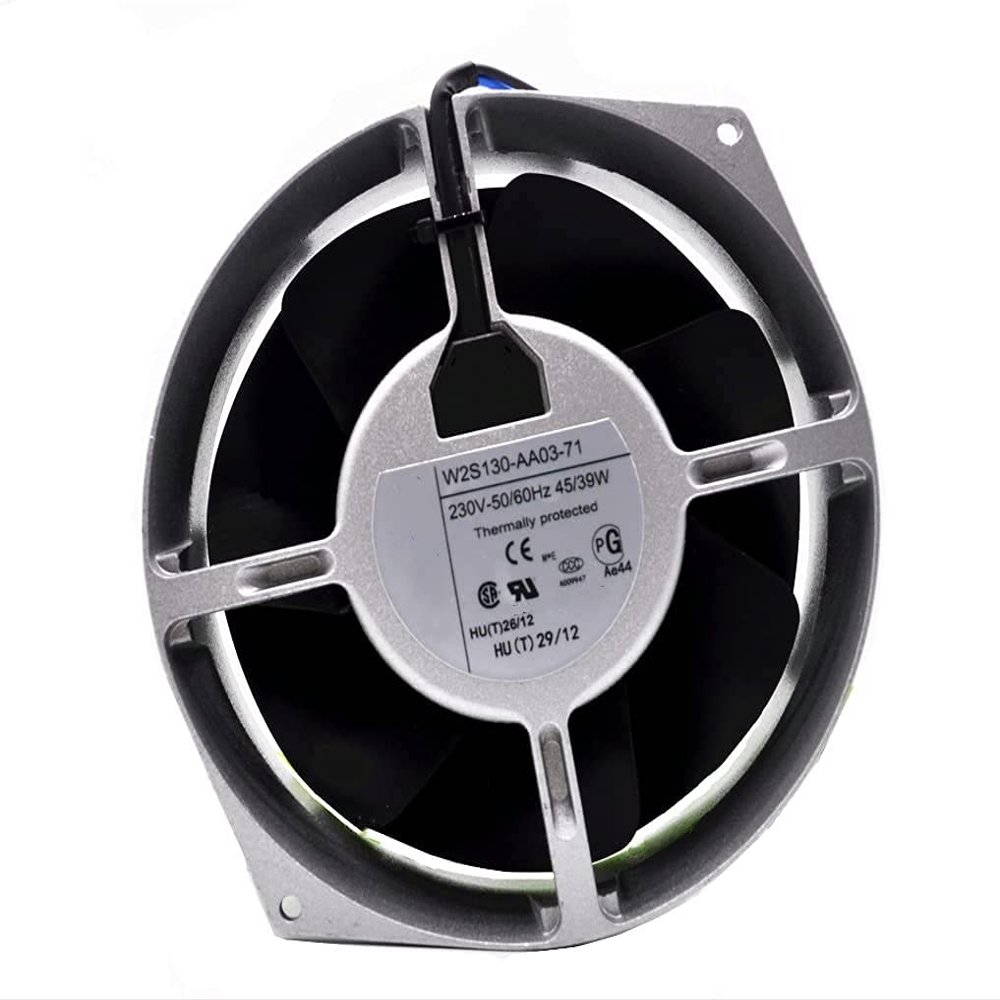 W2S130-AA03-71 AC Fans 230V 45/39W 17215055mm Cabinet high Temperature Resistant Fan