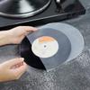 sdroceRyaM 7 Inches Vinyl Record Inner Sleeves, 50PCS Anti-Static Plastic Round Bottom EP Protective Sleeves for 45 RPM Vinyl Record, Translucent view 2