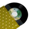 sdroceRyaM 7 Inches Vinyl Record Inner Sleeves, 50PCS Anti-Static Plastic Round Bottom EP Protective Sleeves for 45 RPM Vinyl Record, Translucent view 3