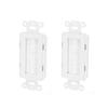 Chaosss &. Decorator Brush Passthrough, Brush Wall Plate Insert, 2 Pack White view 1