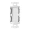 Chaosss &. Decorator Brush Passthrough, Brush Wall Plate Insert, 2 Pack White view 2