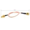 2pcs/lot WiFi Antenna Extension Cable SMA Male to SMA Female Cable Connector Line Length 20cm XC-SMA-SMA-20 view 2