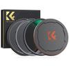 K&F CONCEPT 62mm Circular Polarizers Filter & MC UV Protection Filter Kit (2 pcs) with Up & Down Lens Cap, 28 Multi-Layer Coatings HD CPL/UV Filter Set for Camera Lens (Nano-X Series) view 1