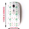 2.4G Wireless Mouse with Cute Pattern Design for All Laptops and Desktops with Nano Receiver - Christmas New Year Colorful view 2