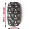 2.4G Wireless Mouse with Cute Pattern Design for All Laptops and Desktops with Nano Receiver - Christmas Cute Snowman Deer view 2