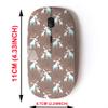 2.4G Wireless Mouse with Cute Pattern Design for All Laptops and Desktops with Nano Receiver - Deer Christmas view 2