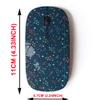 2.4G Wireless Mouse with Cute Pattern Design for All Laptops and Desktops with Nano Receiver - Berries Stars Branches view 2