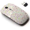 2.4G Wireless Mouse with Cute Pattern Design for All Laptops and Desktops with Nano Receiver - Colorful Funny view 1