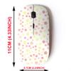 2.4G Wireless Mouse with Cute Pattern Design for All Laptops and Desktops with Nano Receiver - Colorful Funny view 2