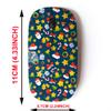 2.4G Wireless Mouse with Cute Pattern Design for All Laptops and Desktops with Nano Receiver - Christmas Elements Flat view 2