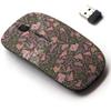 2.4G Wireless Mouse with Cute Pattern Design for All Laptops and Desktops with Nano Receiver - Christmas Mittens view 1