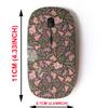 2.4G Wireless Mouse with Cute Pattern Design for All Laptops and Desktops with Nano Receiver - Christmas Mittens view 2