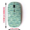 2.4G Wireless Mouse with Cute Pattern Design for All Laptops and Desktops with Nano Receiver - Big Small Cartoon view 2
