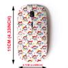 2.4G Wireless Mouse with Cute Pattern Design for All Laptops and Desktops with Nano Receiver - Cute Panda Christmas view 2
