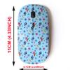 2.4G Wireless Mouse with Cute Pattern Design for All Laptops and Desktops with Nano Receiver - Christmas Mittens view 2