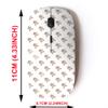 2.4G Wireless Mouse with Cute Pattern Design for All Laptops and Desktops with Nano Receiver - Bear Christmas Polar view 2