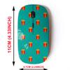 2.4G Wireless Mouse with Cute Pattern Design for All Laptops and Desktops with Nano Receiver - Color Gifts Gift view 2